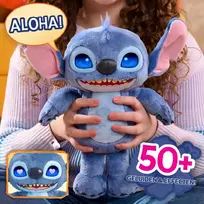 pliusinis stitch - Disney Just Play Interaktyvus pliušinis nuotaikas keičiantis Stičas, 27 cm - 2 nuotrauka