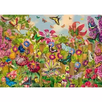 puzzle 2000 - Schmidt Spiele Beautiful Butterfly Garden, 2000 det. - 3 nuotrauka