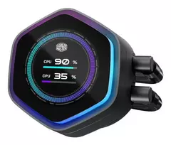 cooler master masterliquid - Cooler Master MasterLiquid Atmos II 240 LCD ARGB Black - 2 nuotrauka