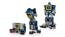 lego konstruktoriai - LEGO Icons Transformers: Garso banga 10358 - 6 nuotrauka