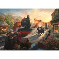 puzzle deliones 1000 - Dėlionė Schmidt Thomas Kinkade Studios Wizarding World Harry Potter Hogwarts Express, 1000 vnt. - 2 nuotrauka