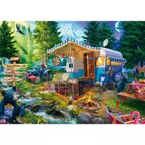 karavanas - Schmidt Spiele Jeff Haynie: With the Caravan in the Mountains, 1000 det. - 2 nuotrauka