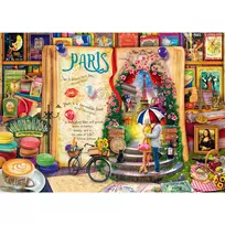 puzzle deliones 1000 - Schmidt Spiele Aimee Stewart Memories of Paris, 1000 det. - 3 nuotrauka