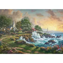 delione 3 - Schmidt Spiele Thomas Kinkade Studios Treasure By The Sea, 1000 det. - 3 nuotrauka