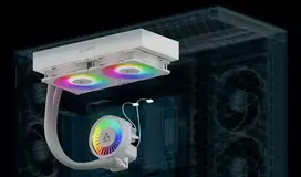 arctic liquid freezer iii - Arctic Liquid Freezer III Pro 280 A-RGB Baltas (White) - 6 nuotrauka