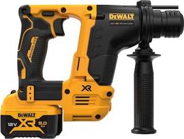 akumuliatorines dewalt - Perforatorius DeWalt DCH072P2-QW; 1,1 J; SDS-plus; 12 V; 2x5,0 Ah akum. - 3 nuotrauka