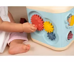 veiklos kubas - Smoby Little Smoby Explor Cube, 40 cm, įvairių spalvų (Various Colors) - 2 nuotrauka
