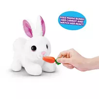 augintinis zaislas - ZURU Interaktyvus žaislas Mama Bunny & Baby Surprise, Balta (White) - 4 nuotrauka