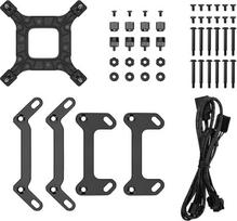 procesoriau ausinimas - Deepcool LM360 Juodas (Black) Procesoriaus Aušinimo skysčiu rinkinys - 4 nuotrauka