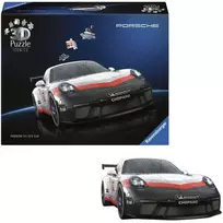 porsche 911 gt3 - Ravensburger 3D dėlionė Iconics Porsche 911 GT3 Cup, 108 det. - 4 nuotrauka