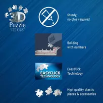 ravensburger 3d puzzle - Ravensburger Iconics Volkswagen T1, 162 det. - 3 nuotrauka