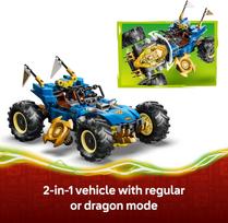 lego car - LEGO Ninjago Wielofunkcyjny samochód Jaya 71856 - 8 nuotrauka