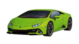 lamborghini huracan - Ravensburger 3D dėlionė Iconics Lamborghini Huracán EVO Verde - 8 nuotrauka