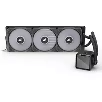 ausintuvai 120 - Sharkoon S100 ARGB Water Cooling Black - 2 nuotrauka