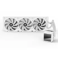liquid cpu cooler - Sharkoon S60 ARGB White 360 mm AIO CPU Liquid Cooler - 2 nuotrauka