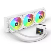 liquid cpu cooler - Sharkoon S60 ARGB White 360 mm AIO CPU Liquid Cooler - 3 nuotrauka