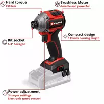 einhell suktuvas - Einhell TP-CI 18/250-C Li BL - 5 nuotrauka