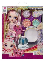 rainbow lele - MGA Rainbow High Rainbow Shimmers Bella lėlė 122395, 28 cm, Rožinė (Pink) - 9 nuotrauka