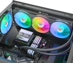 ausintuvai 120 - Thermaltake TH360 V3 Ultra ARGB Sync AIO Black - 2 nuotrauka