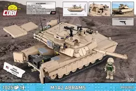 konstruktorius cobi - Cobi Armed Forces M1A2 Abrams 2622, plastikas - 2 nuotrauka