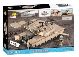 konstruktorius cobi - Cobi Armed Forces M1A2 Abrams 2622, plastikas - 9 nuotrauka