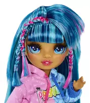 lele high - MGA Lėlė Rainbow High Jr High Rockband Skyler, 23 cm, Mėlyna (Blue) - 6 nuotrauka