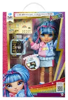 lele high - MGA Lėlė Rainbow High Jr High Rockband Skyler, 23 cm, Mėlyna (Blue) - 7 nuotrauka