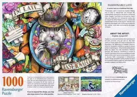 ravensburger puzzle 1000 - Ravensburger Fashionably Late 12001712, 1000 det. - 3 nuotrauka