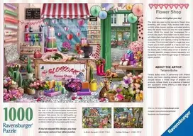 zydams - Dėlionė Ravensburger The Little Flower Shop 12001727, 1000 vnt. - 3 nuotrauka