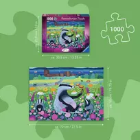 ravensburger puzzle 1000 - Ravensburger Meadow Friends, 1000 det. - 2 nuotrauka