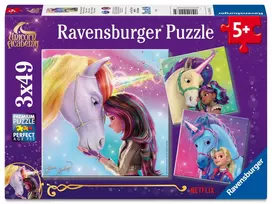 delione 3 - Ravensburger Unicorn Academy Magic and Friendship, 3 x 49 det. - 2 nuotrauka