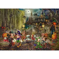 delione 3 - Schmidt Spiele Thomas Kinkade Studios Mickey & Minnie Halloween Fun 58033, 1000 det. - 2 nuotrauka