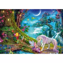 delione 3 - Schmidt Spiele Where Unicorn and Elf Say Goodnight 59790, 49.3 x 69.3 cm, 1000 det. - 2 nuotrauka