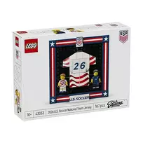lego konstruktoris - LEGO Editions 2026 m. JAV futbolo rinktinės marškinėliai 43033 - 5 nuotrauka