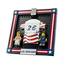 lego konstruktoris - LEGO Editions 2026 m. JAV futbolo rinktinės marškinėliai 43033 - 7 nuotrauka