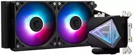 cpu argb cooler - MSI MAG CoreLiquid I240 Juodas (Black) Procesoriaus Aušintuvas - 2 nuotrauka