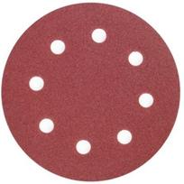 180mm slifavimo popierius - Švitrinis popierius apvalus Dedra DED77644, 180mm GR120 5vnt. - 2 nuotrauka