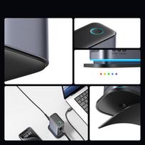 usb c 65w ikroviklis - Joyroom JR-TCM02 daugiaportis GaN įkroviklis 65W EU 4x USB-C, 2x USB-A - Juodas (Black) - 5 nuotrauka
