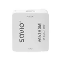 adapteris hdmi to - Savio Adapter VGA / 3.5mm / HDMI - 3 nuotrauka