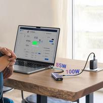 laidas usb c 2m - Adapteris USB Ugreen Adapteris 1w6 UGREEN CM512 USB-C iki 3x USB A 3.0, HDMI, RJ45, PD keitiklis - 3 nuotrauka
