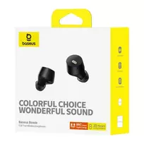 baseus ausines belaides - Baseus Bowie E18 TWS belaidės ausinės Juodos (Black) - 2 nuotrauka