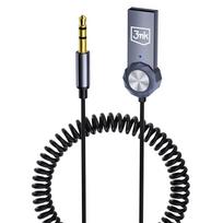 auda auda - 3MK Audio Bluetooth Adapteris 3.5mm 2in1 Juodas (Black) - 2 nuotrauka
