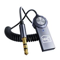 auda auda - 3MK Audio Bluetooth Adapteris 3.5mm 2in1 Juodas (Black) - 6 nuotrauka