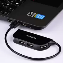 usb hub 20 - AXAGON HUE-X4B - 4 nuotrauka