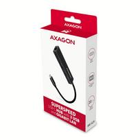 usb c 3.2 hub - Axagon HMC-GL3A SuperSpeed USB-C hub + gigabit LAN Juodas (Black) - 5 nuotrauka