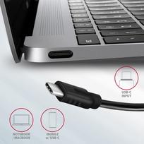 2x 3.5 - Axagon HMC-5G21 USB-C 10Gbps 5in1 hub, HDMI + 2x USB-A + 2x USB-C, 13cm, Pilka (Gray) - 8 nuotrauka