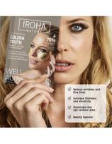 paakiu padeliai - IROHA Divine Collection Foil Tissue Patches Extra Firmness Stangrinamoji paakių kaukė - 3 nuotrauka