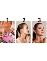 kolagenas hialuronas - Veido ir kaklo kaukė su kolagenu ir hialuronu Iroha Cotton Face 30 ml - 2 nuotrauka