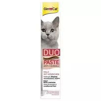 vitaminai - GimCat Anti-Hair Duo pasta su vištiena katėms : Pakuotė papildai - 50 g - 2 nuotrauka