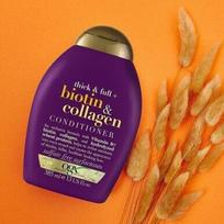 biotinas - Organix Biotin & Collagen Conditioner apimties suteikiantis kondicionierius - 385 ml. - 3 nuotrauka